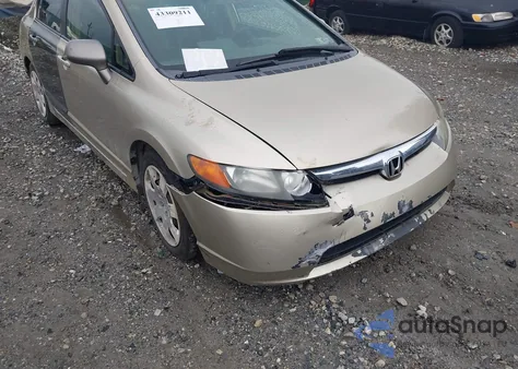2007 Honda Civic Lx из США, поврежденный, VIN 1HGFA16577L122753